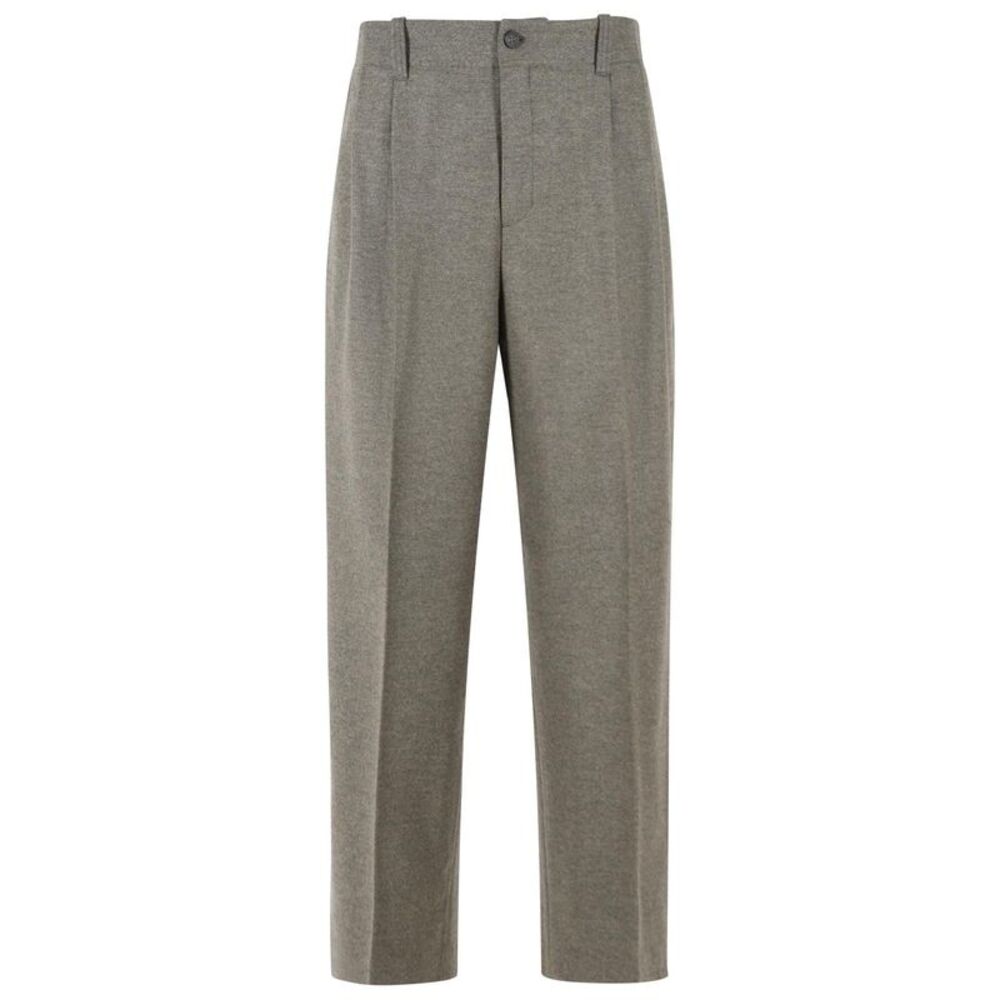 Golden Goose 'Slacks' Grey Virgin Wool Trousers Men